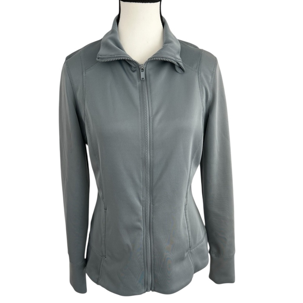 Layer 8 Gray Utility Jacket with Tailored Fit